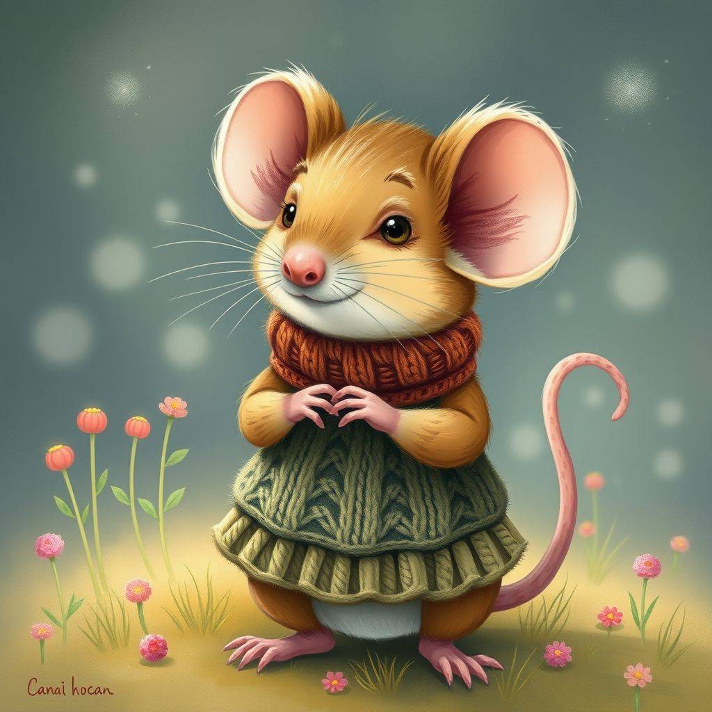 whimsical-Little20Mouses20vest20Mother20Mouse20knitted20a20beautiful-digital-illustration