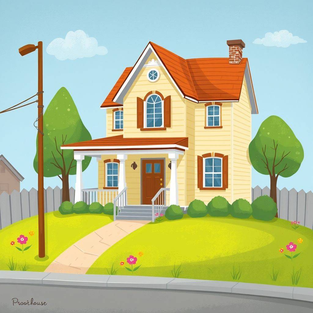 whimsical-The20proud20house20There20is20a20house20standing20proudly20on20the20street-digital-illustration