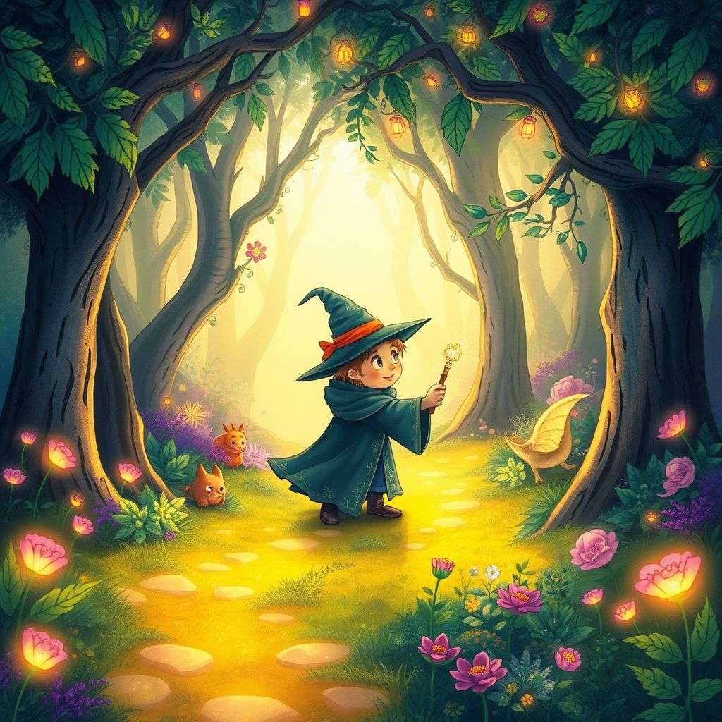 小巫師的魔法森林 | 睡前故事｜經典童話｜寓言｜短篇故事｜親子閱讀故事 - Zzztory