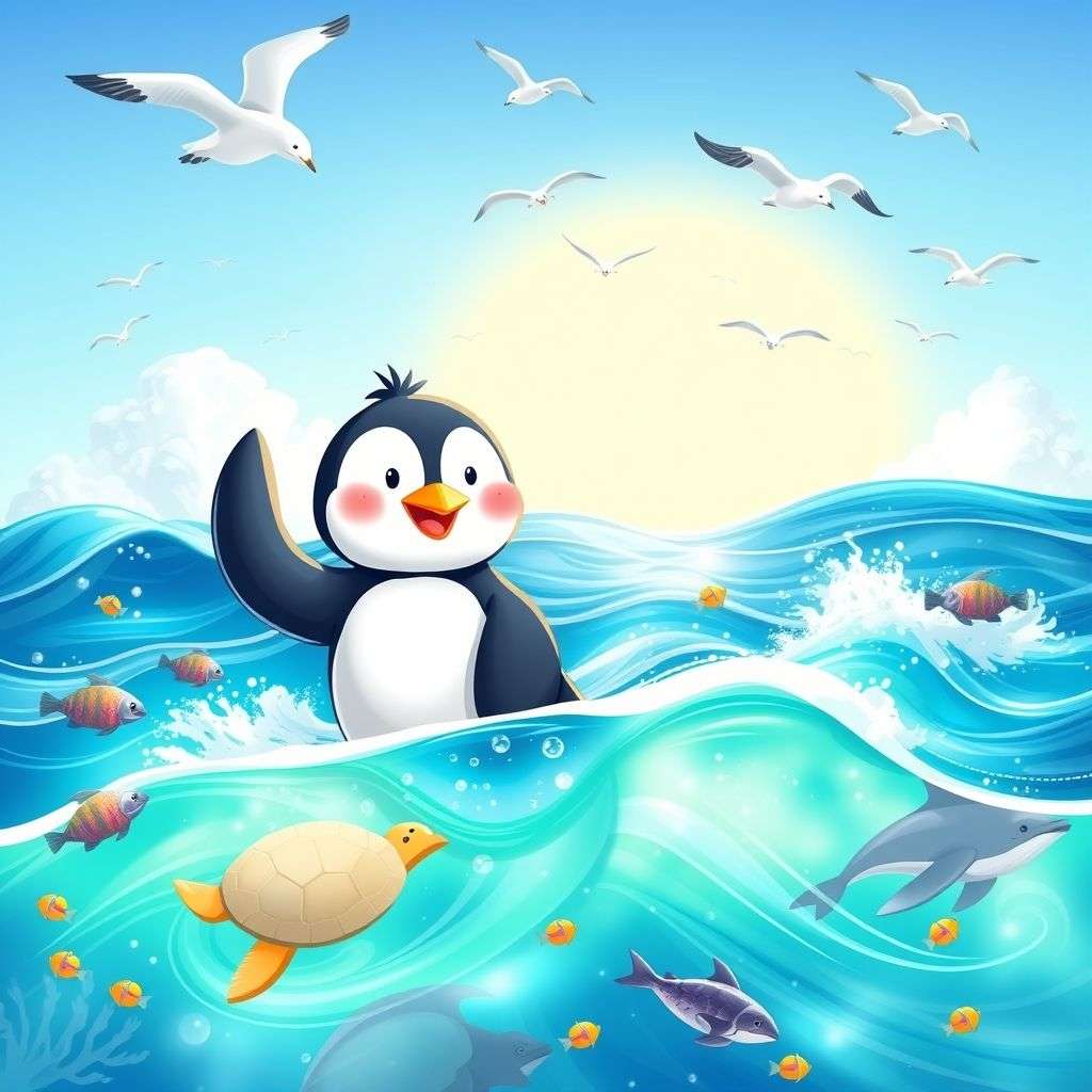 企鵝小波波的大冒險 | 睡前故事｜經典童話｜寓言｜短篇故事｜親子閱讀故事 - Zzztory