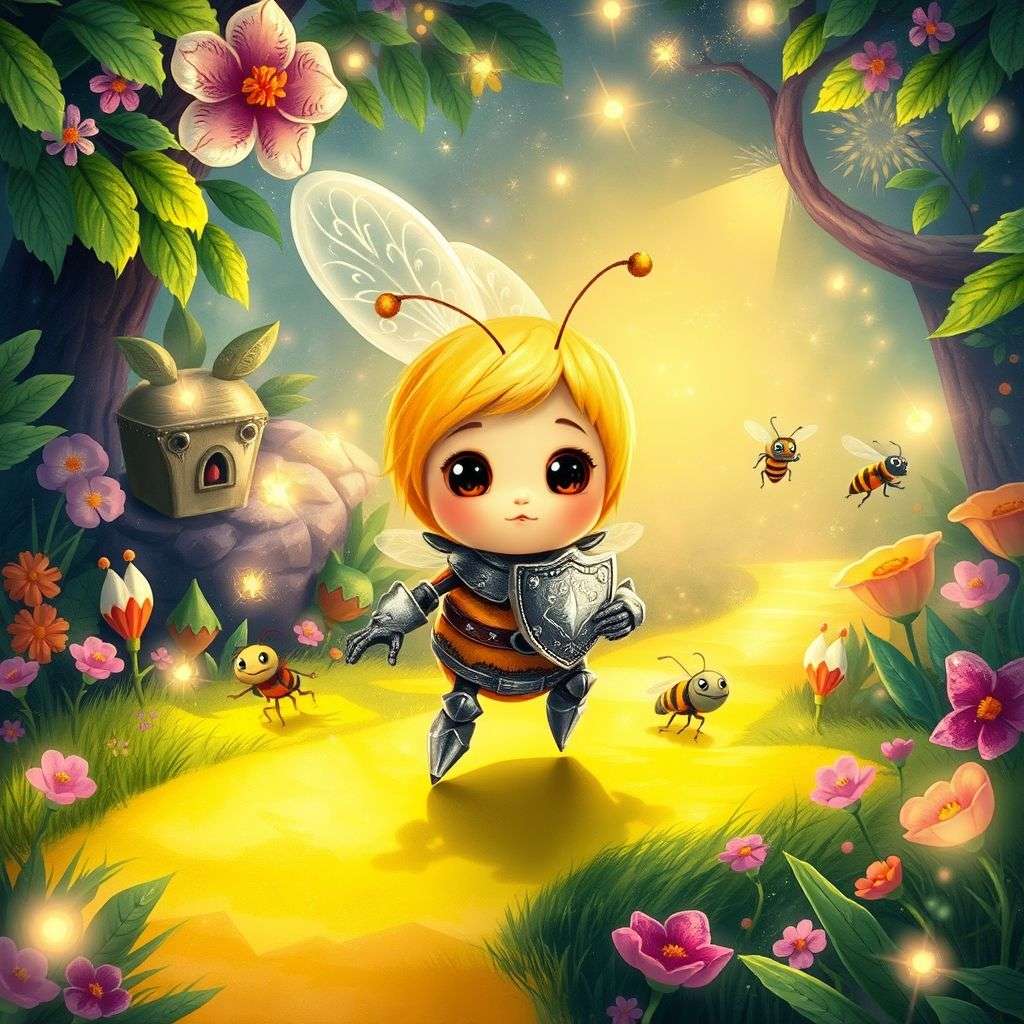 蜜蜂小勇士的奇幻冒險 | 睡前故事｜經典童話｜寓言｜短篇故事｜親子閱讀故事 - Zzztory
