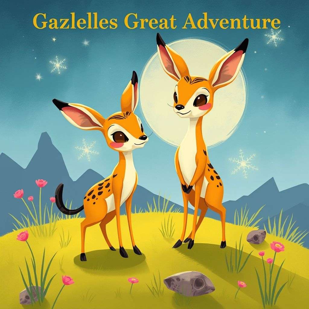 Gazelle's Great Adventure | 英文故事｜睡前故事｜經典童話｜寓言｜短篇故事｜親子閱讀故事 - Zzztory
