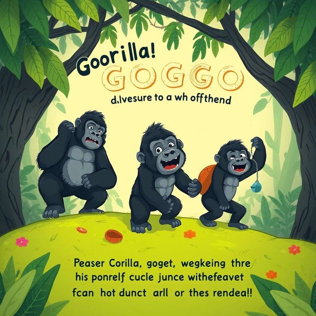 Gorilla's Jungle Adventure | 睡前故事｜經典童話｜寓言｜短篇故事｜親子閱讀故事 - Zzztory