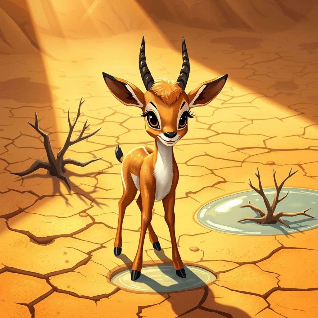 Lily the Brave Little Antelope | 英文故事｜睡前故事｜經典童話｜寓言｜短篇故事｜親子閱讀故事 - Zzztory