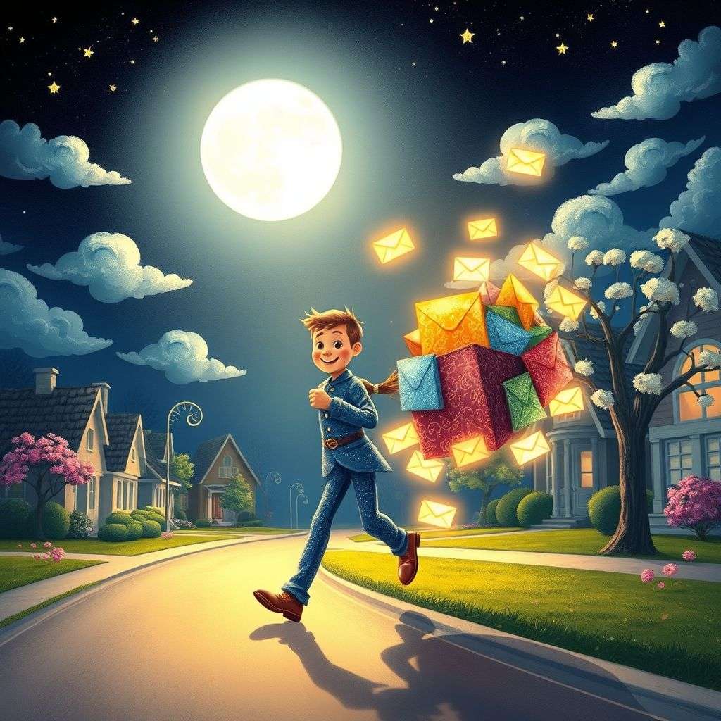 The Magical Mailman's Moonlight Journey | 英文故事｜睡前故事｜經典童話｜寓言｜短篇故事｜親子閱讀故事 - Zzztory