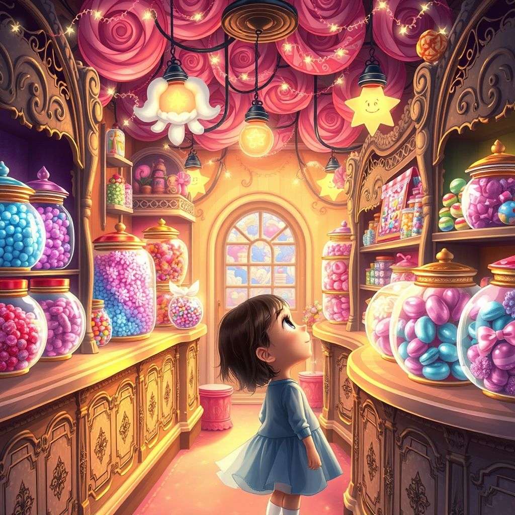 Sweet Dreams in Mr. Candy's Magical Shop | 英文故事｜睡前故事｜經典童話｜寓言｜短篇故事｜親子閱讀故事 - Zzztory