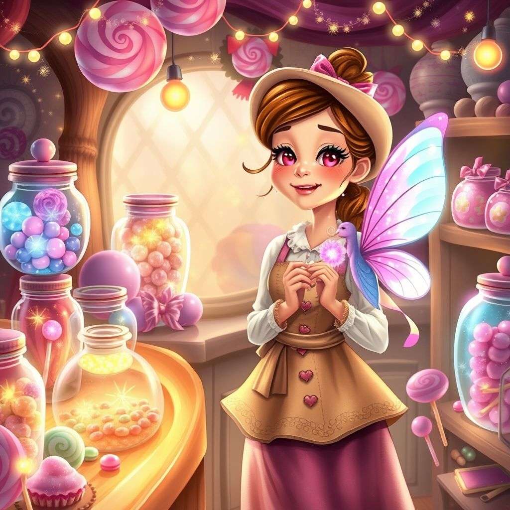 The Sweet Shop Keeper's Magical Candy Adventure | 英文故事｜睡前故事｜經典童話｜寓言｜短篇故事｜親子閱讀故事 - Zzztory