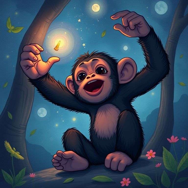 黑猩猩的奇幻冒險 | 睡前故事｜經典童話｜寓言｜短篇故事｜親子閱讀故事 - Zzztory