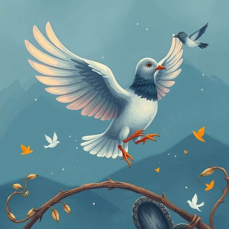 The Brave Pigeon's Journey Home | 英文故事｜睡前故事｜經典童話｜寓言｜短篇故事｜親子閱讀故事 - Zzztory
