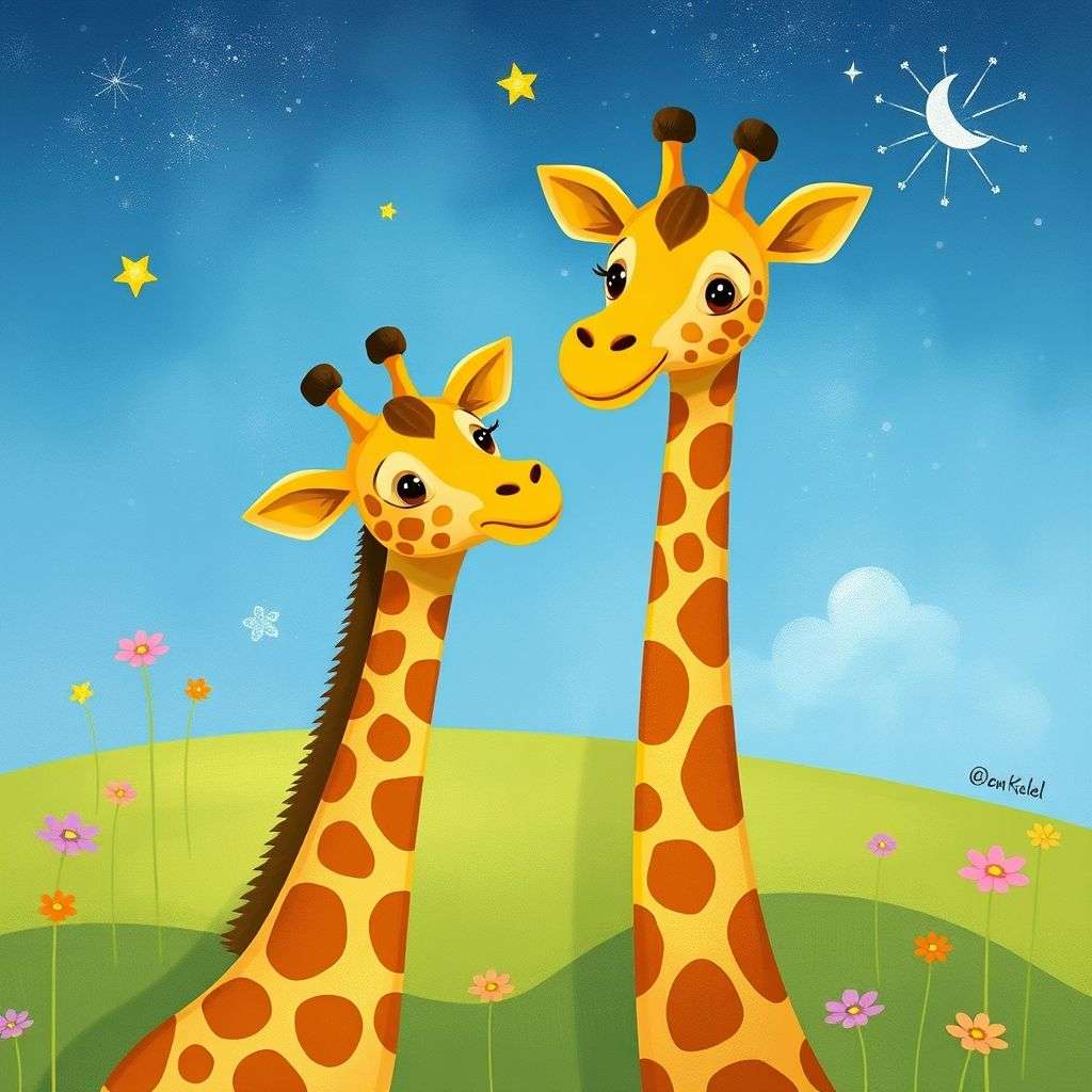 Giraffe's Tall Dream Adventure | 英文故事｜睡前故事｜經典童話｜寓言｜短篇故事｜親子閱讀故事 - Zzztory