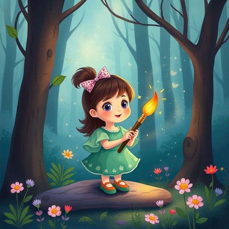 The Little Painter's Magical Brush | 英文故事｜睡前故事｜經典童話｜寓言｜短篇故事｜親子閱讀故事 - Zzztory