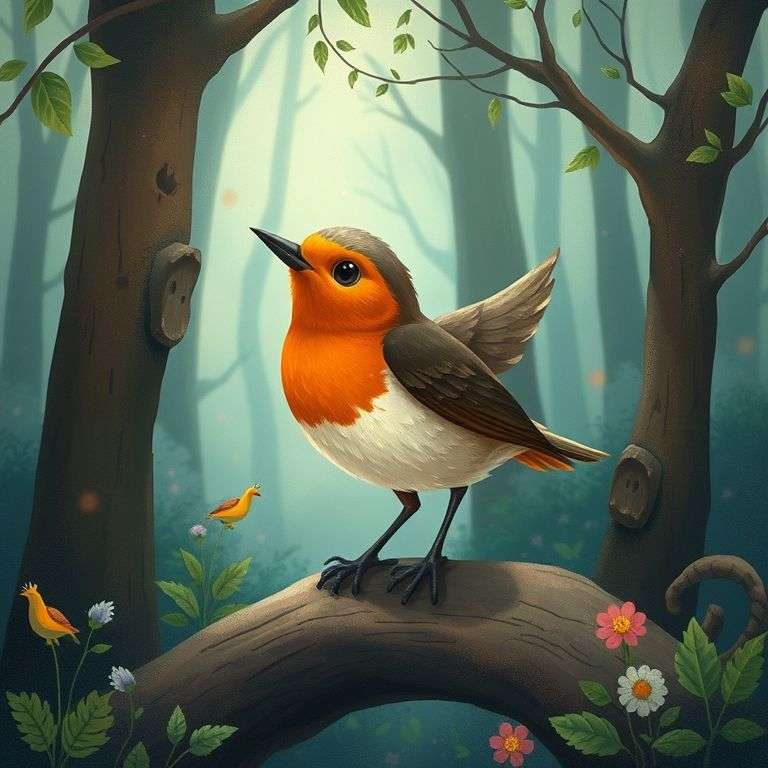 The Little Thrush's Magical Forest Adventure | 英文故事｜睡前故事｜經典童話｜寓言｜短篇故事｜親子閱讀故事 - Zzztory