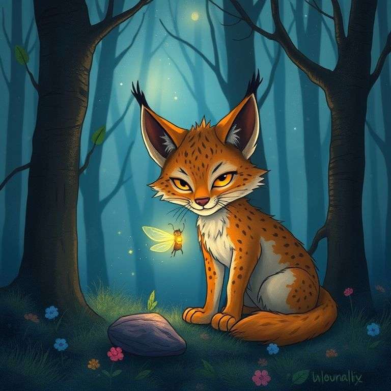 Lynx in the Whispering Woods | 英文故事｜睡前故事｜經典童話｜寓言｜短篇故事｜親子閱讀故事 - Zzztory