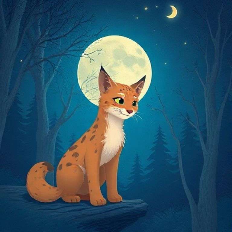 Lynx Moonlight Forest Adventure | 英文故事｜睡前故事｜經典童話｜寓言｜短篇故事｜親子閱讀故事 - Zzztory