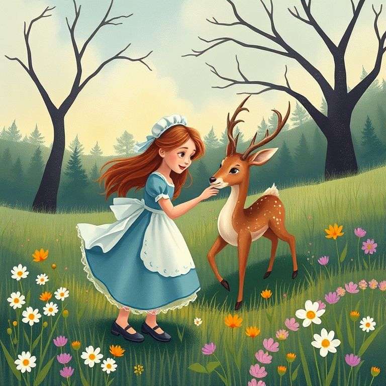 The Milkmaid's Magical Meadow Adventure | 英文故事｜睡前故事｜經典童話｜寓言｜短篇故事｜親子閱讀故事 - Zzztory