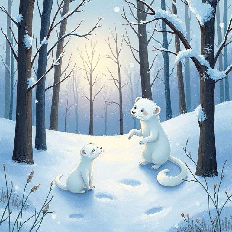 Snowy the Ferret's Winter Adventure | 英文故事｜睡前故事｜經典童話｜寓言｜短篇故事｜親子閱讀故事 - Zzztory