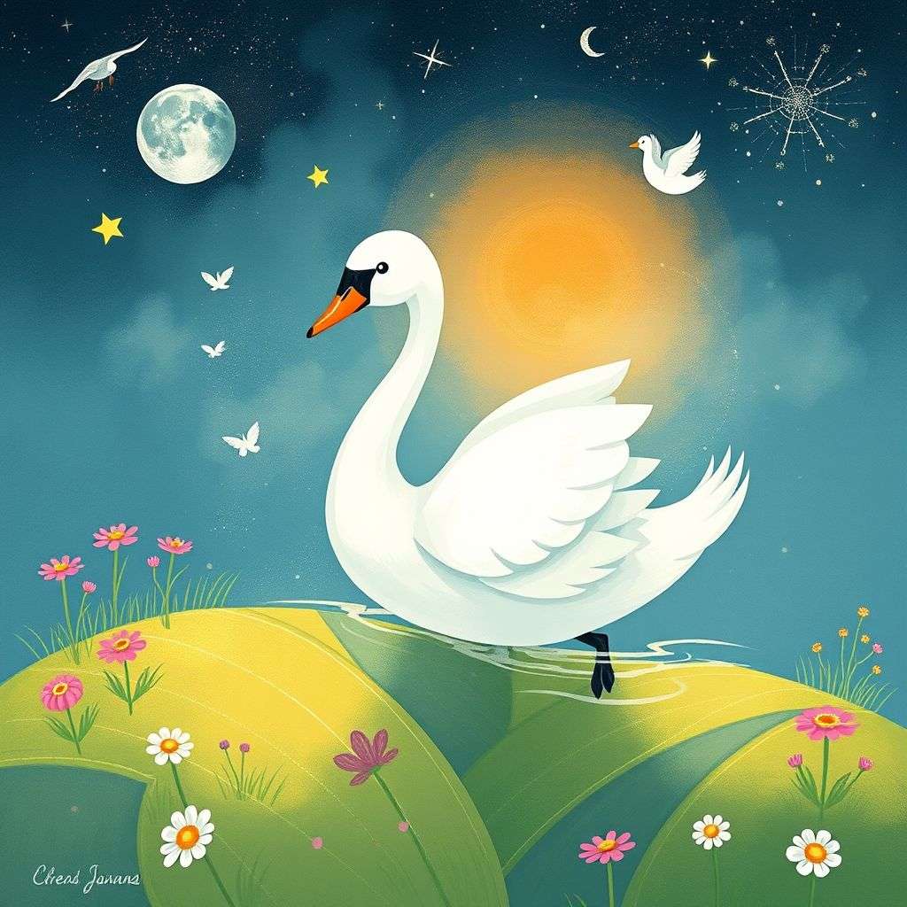 天鵝的夢幻之旅 | 睡前故事｜經典童話｜寓言｜短篇故事｜親子閱讀故事 - Zzztory