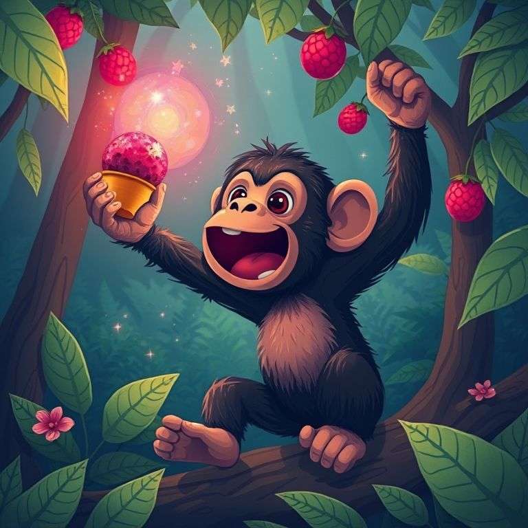Chimpanzee Jungle Adventure Dream | 英文故事｜睡前故事｜經典童話｜寓言｜短篇故事｜親子閱讀故事 - Zzztory