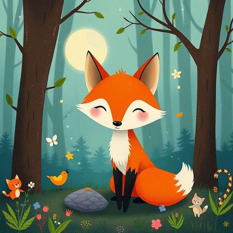 The Clever Fox's Forest Adventure | 英文故事｜睡前故事｜經典童話｜寓言｜短篇故事｜親子閱讀故事 - Zzztory