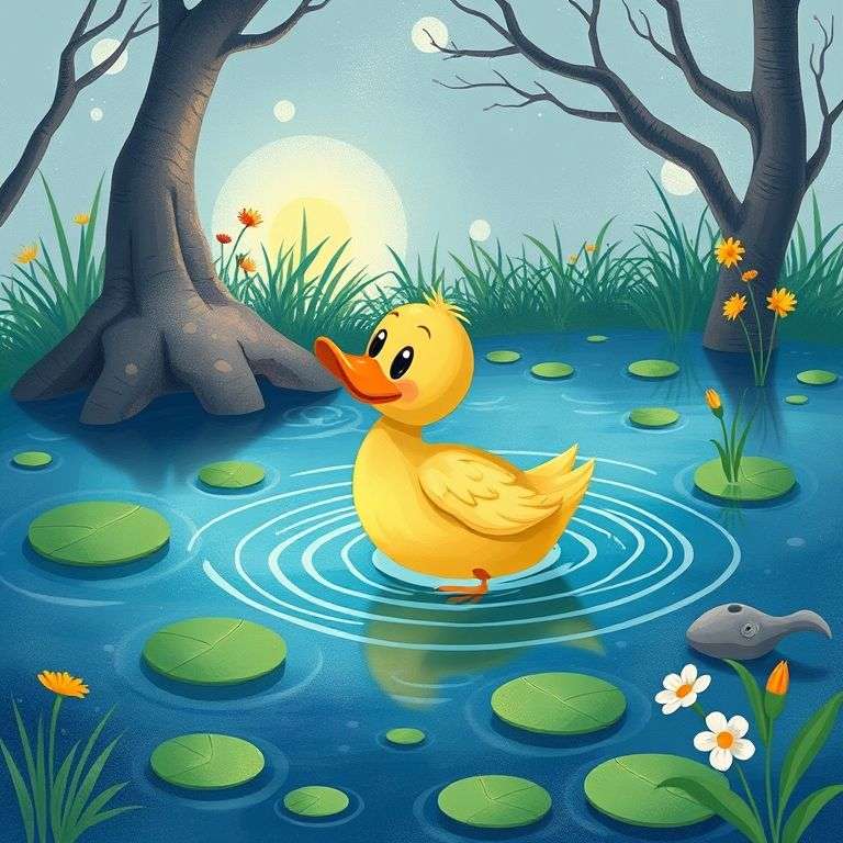 Ducky's Dreamy Pond Adventure | 英文故事｜睡前故事｜經典童話｜寓言｜短篇故事｜親子閱讀故事 - Zzztory