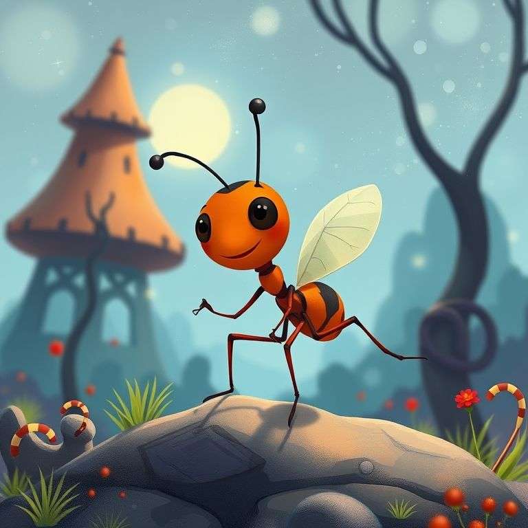 The Little Ant's Big Adventure | 英文故事｜睡前故事｜經典童話｜寓言｜短篇故事｜親子閱讀故事 - Zzztory