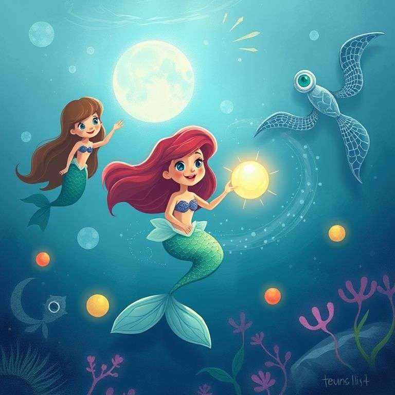Little Mermaid Pearl Adventure | 英文故事｜睡前故事｜經典童話｜寓言｜短篇故事｜親子閱讀故事 - Zzztory