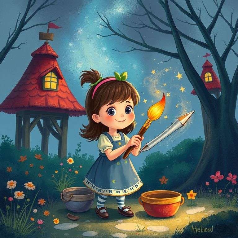 The Little Painter's Magical Brush | 英文故事｜睡前故事｜經典童話｜寓言｜短篇故事｜親子閱讀故事 - Zzztory