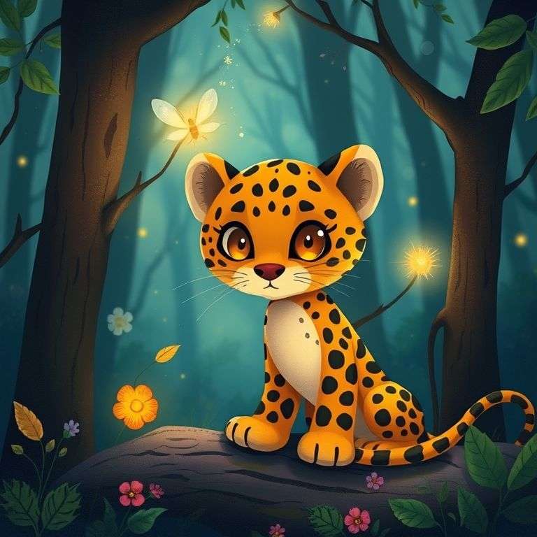 The Brave Little Leopard's Forest Adventure | 英文故事｜睡前故事｜經典童話｜寓言｜短篇故事｜親子閱讀故事 - Zzztory
