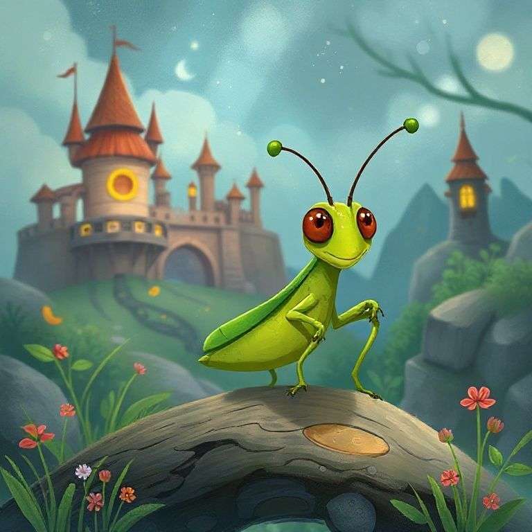 蚱蜢的奇幻冒險 | 睡前故事｜經典童話｜寓言｜短篇故事｜親子閱讀故事 - Zzztory