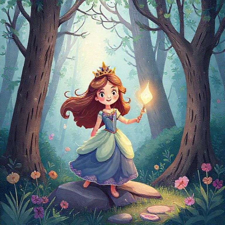 公主的魔法森林冒險 | 睡前故事｜經典童話｜寓言｜短篇故事｜親子閱讀故事 - Zzztory