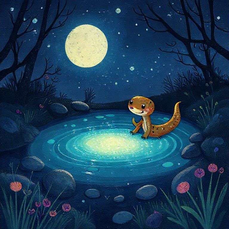 Sally the Salamander's Sparkling Pond Adventure | 英文故事｜睡前故事｜經典童話｜寓言｜短篇故事｜親子閱讀故事 - Zzztory