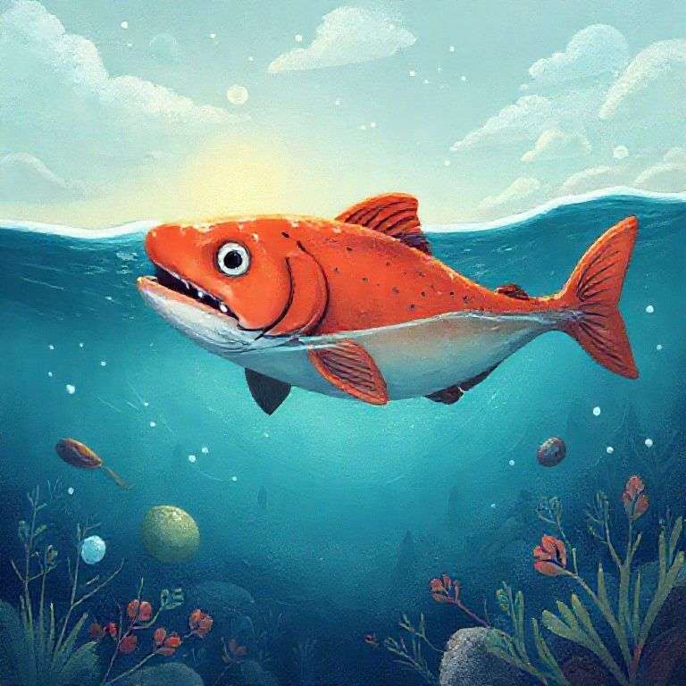 Salmon's Journey Home Adventure | 英文故事｜睡前故事｜經典童話｜寓言｜短篇故事｜親子閱讀故事 - Zzztory