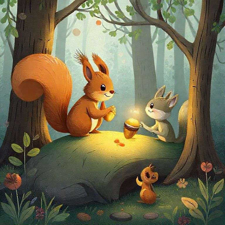 Squirrel's Forest Adventure and Friendship | 英文故事｜睡前故事｜經典童話｜寓言｜短篇故事｜親子閱讀故事 - Zzztory