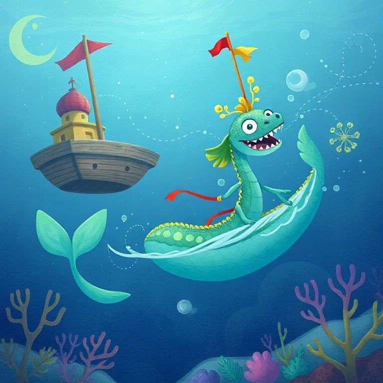 海蛇小波波的奇幻冒險 | 睡前故事｜經典童話｜寓言｜短篇故事｜親子閱讀故事 - Zzztory