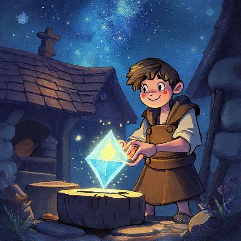 鐵匠與星光寶石 | 睡前故事｜經典童話｜寓言｜短篇故事｜親子閱讀故事 - Zzztory