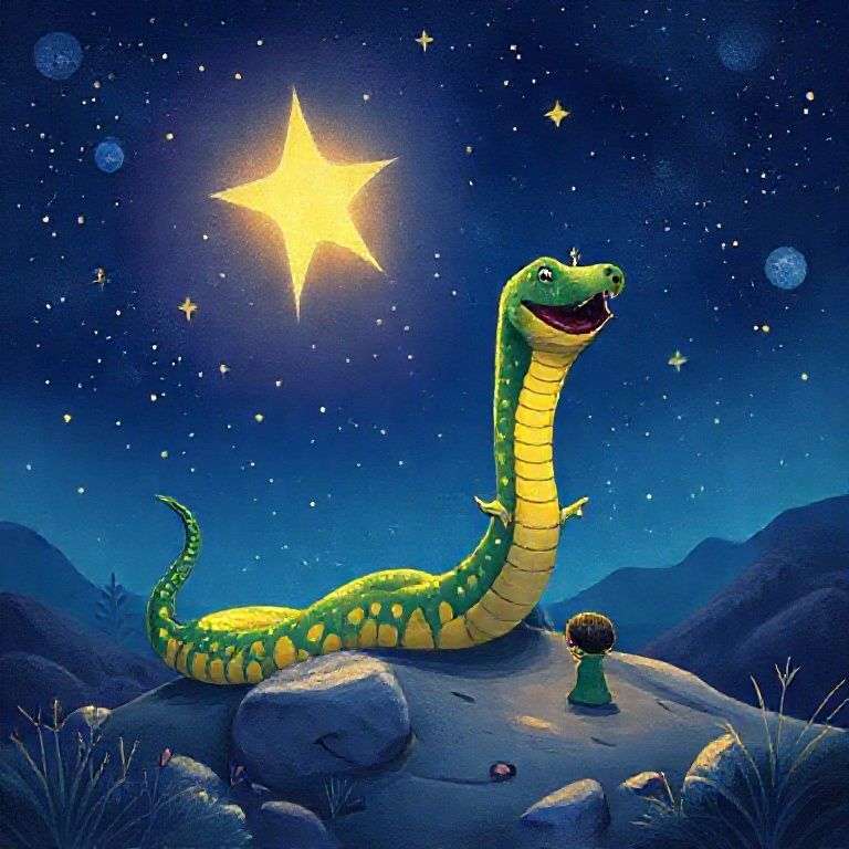 眼鏡蛇的星光冒險 | 睡前故事｜經典童話｜寓言｜短篇故事｜親子閱讀故事 - Zzztory