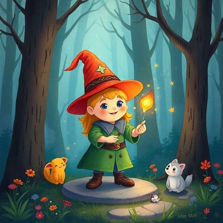 小巫師的魔法森林 | 睡前故事｜經典童話｜寓言｜短篇故事｜親子閱讀故事 - Zzztory