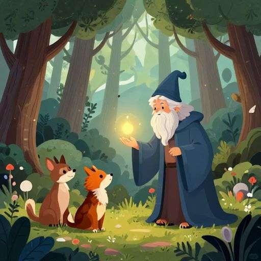 巫師的魔法森林 | 睡前故事｜經典童話｜寓言｜短篇故事｜親子閱讀故事 - Zzztory