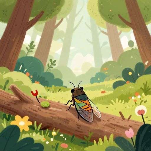 Cicada's Summer Song Adventure | 英文故事｜睡前故事｜經典童話｜寓言｜短篇故事｜親子閱讀故事 - Zzztory
