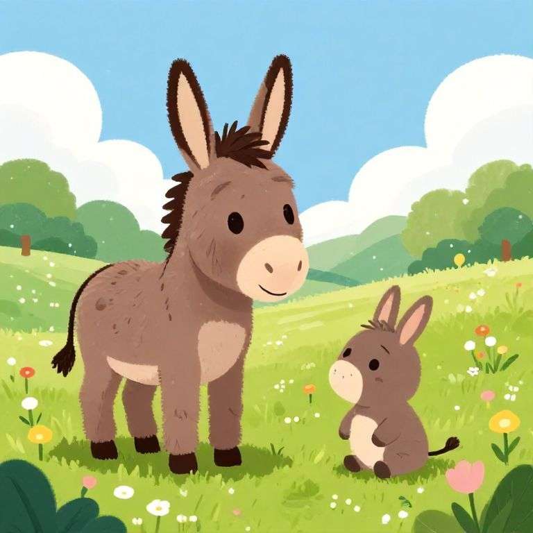The Donkey's Magical Meadow Adventure | 英文故事｜睡前故事｜經典童話｜寓言｜短篇故事｜親子閱讀故事 - Zzztory