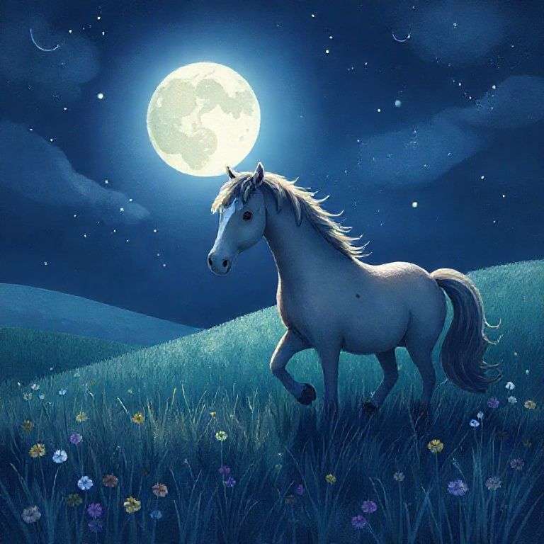 Midnight Moonlight Meadow Magic | 英文故事｜睡前故事｜經典童話｜寓言｜短篇故事｜親子閱讀故事 - Zzztory