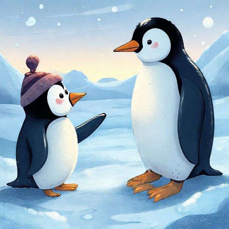 Pip the Penguin's Icy Adventure | 英文故事｜睡前故事｜經典童話｜寓言｜短篇故事｜親子閱讀故事 - Zzztory