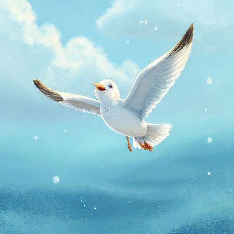 The Little Seagull's First Flight | 英文故事｜睡前故事｜經典童話｜寓言｜短篇故事｜親子閱讀故事 - Zzztory