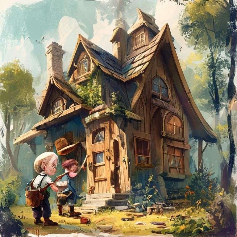 木匠爺爺的魔法木屋 | 睡前故事｜經典童話｜寓言｜短篇故事｜親子閱讀故事 - Zzztory