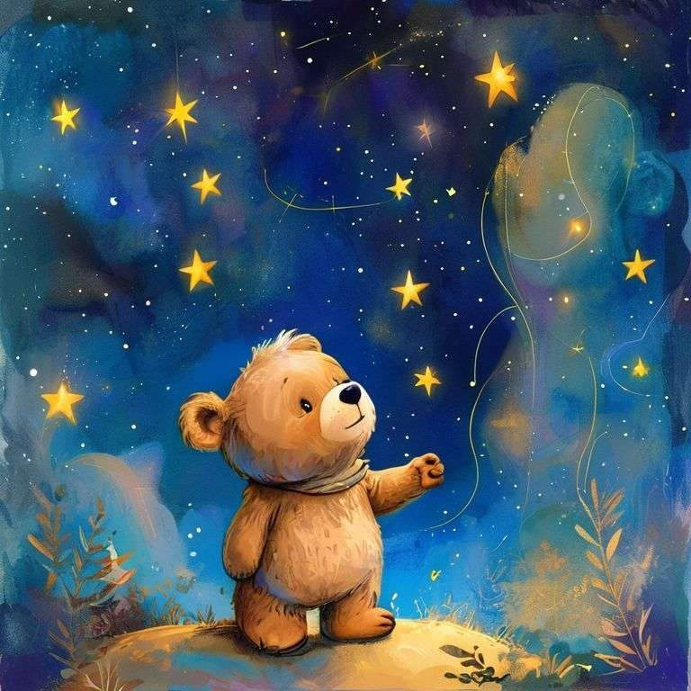 小熊波波的星空冒險 | 睡前故事｜經典童話｜寓言｜短篇故事｜親子閱讀故事 - Zzztory