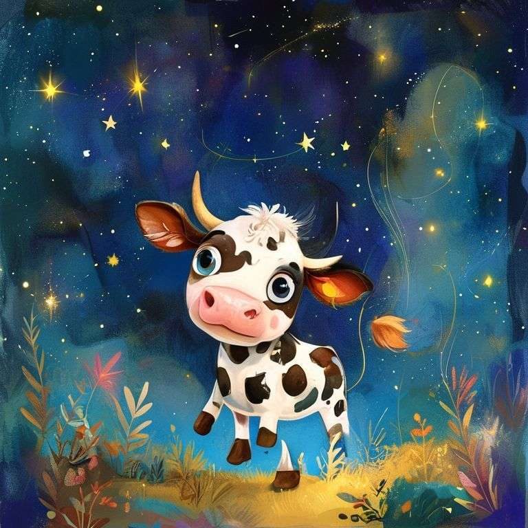 小牛阿寶的星空冒險 | 睡前故事｜經典童話｜寓言｜短篇故事｜親子閱讀故事 - Zzztory