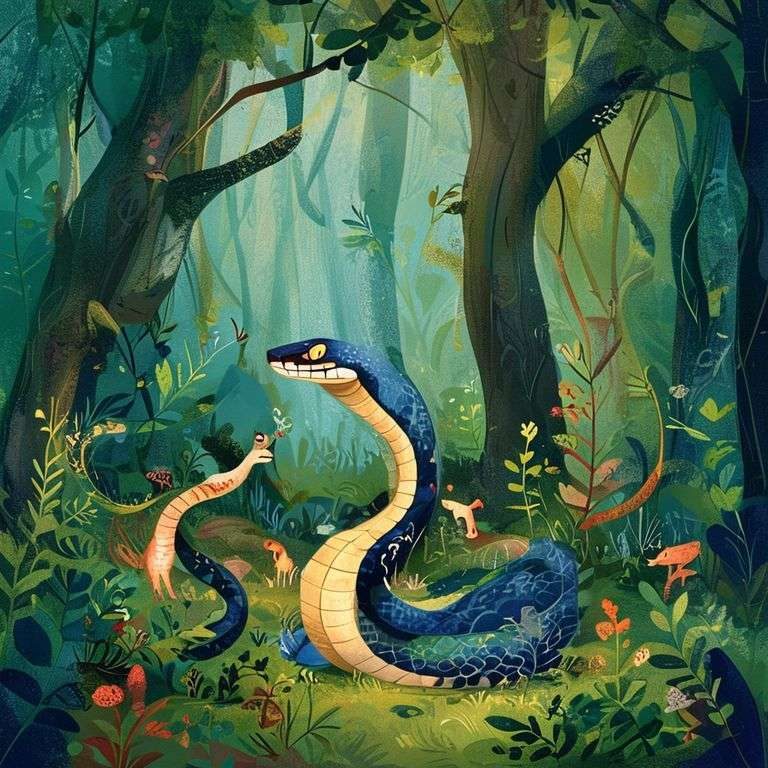 眼鏡蛇的森林守護者 | 睡前故事｜經典童話｜寓言｜短篇故事｜親子閱讀故事 - Zzztory