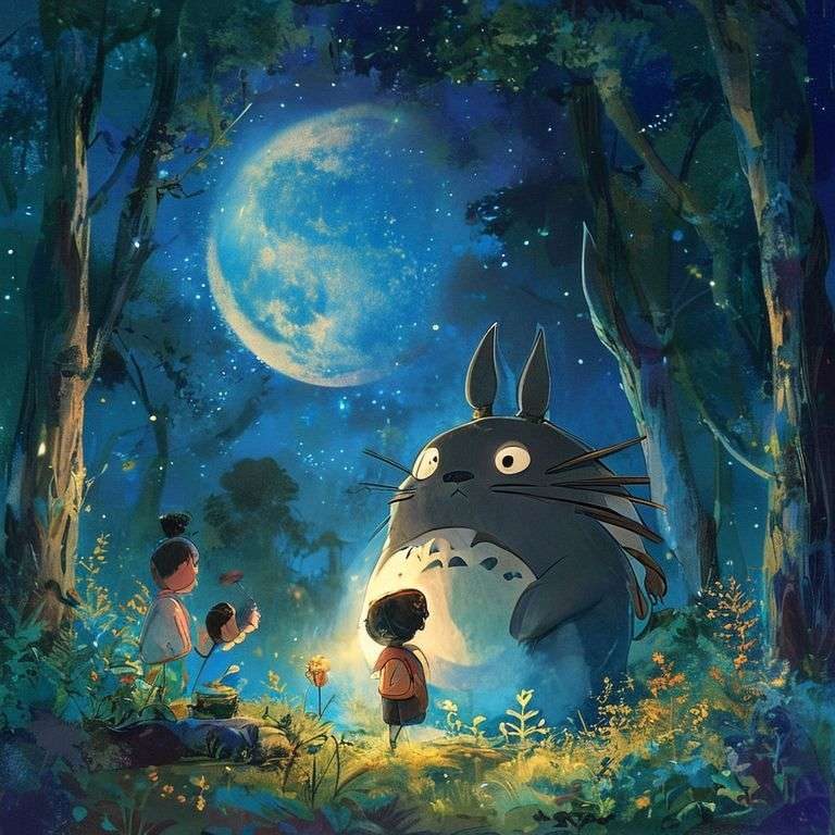 龍貓森林的月光冒險 | 睡前故事｜經典童話｜寓言｜短篇故事｜親子閱讀故事 - Zzztory