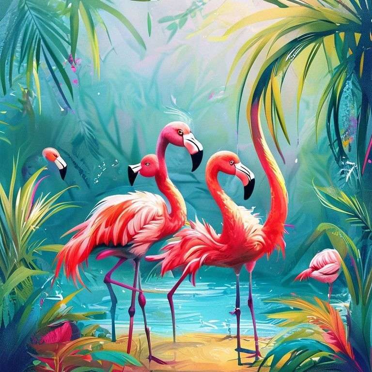 Flamingo's Colorful Journey to the Secret Lagoon | 英文故事｜睡前故事｜經典童話｜寓言｜短篇故事｜親子閱讀故事 - Zzztory