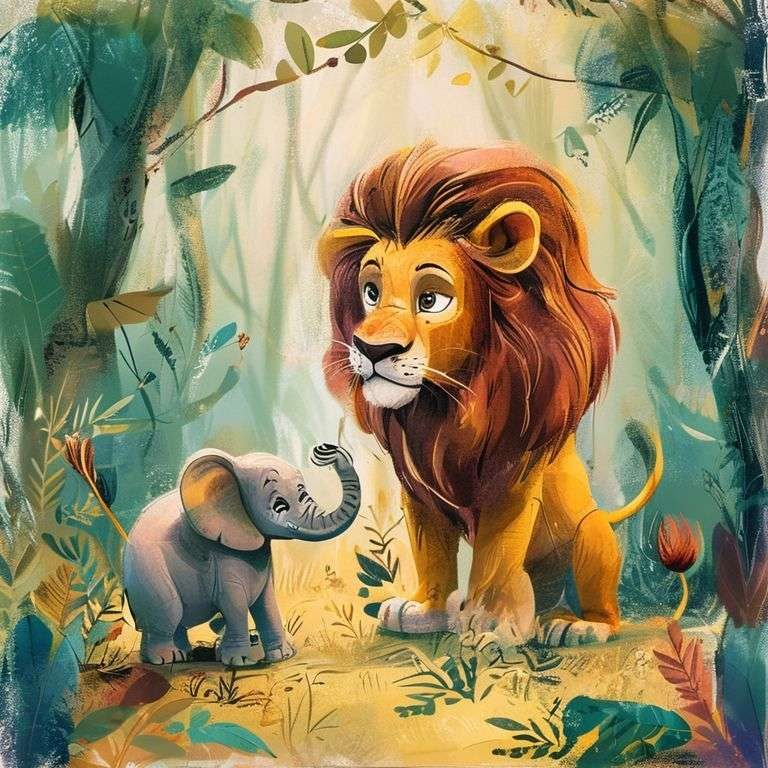 Leo the Brave Lion's Forest Adventure | 英文故事｜睡前故事｜經典童話｜寓言｜短篇故事｜親子閱讀故事 - Zzztory